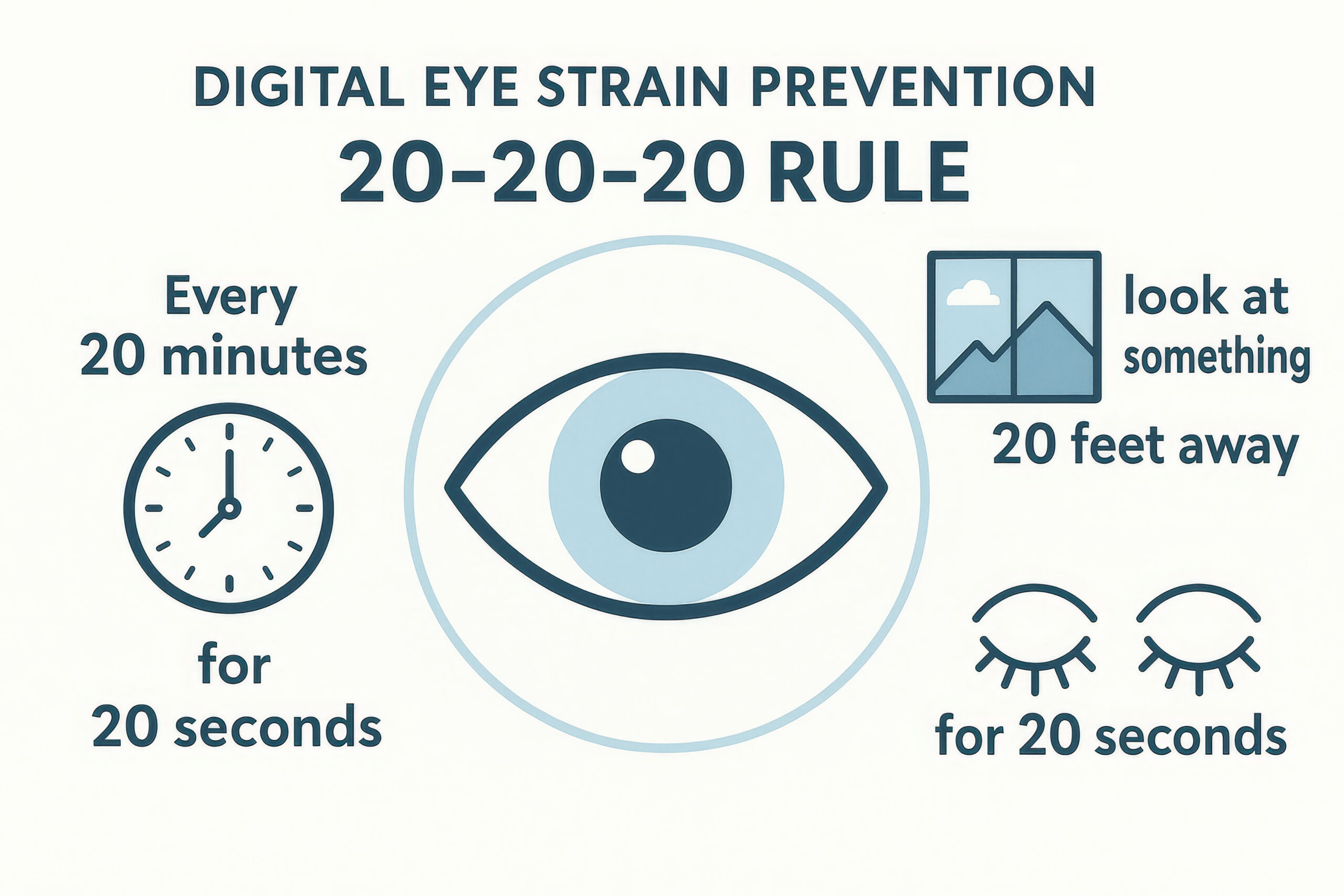 20-20-20 rule for eye comfort