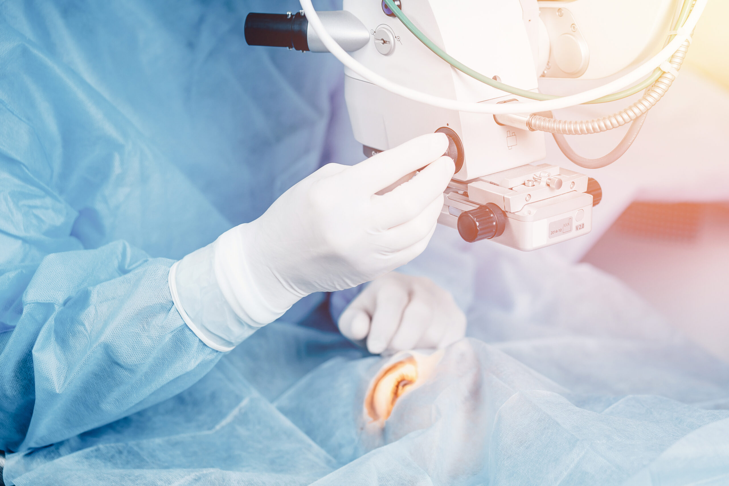 Modern operating room for cataract surgery