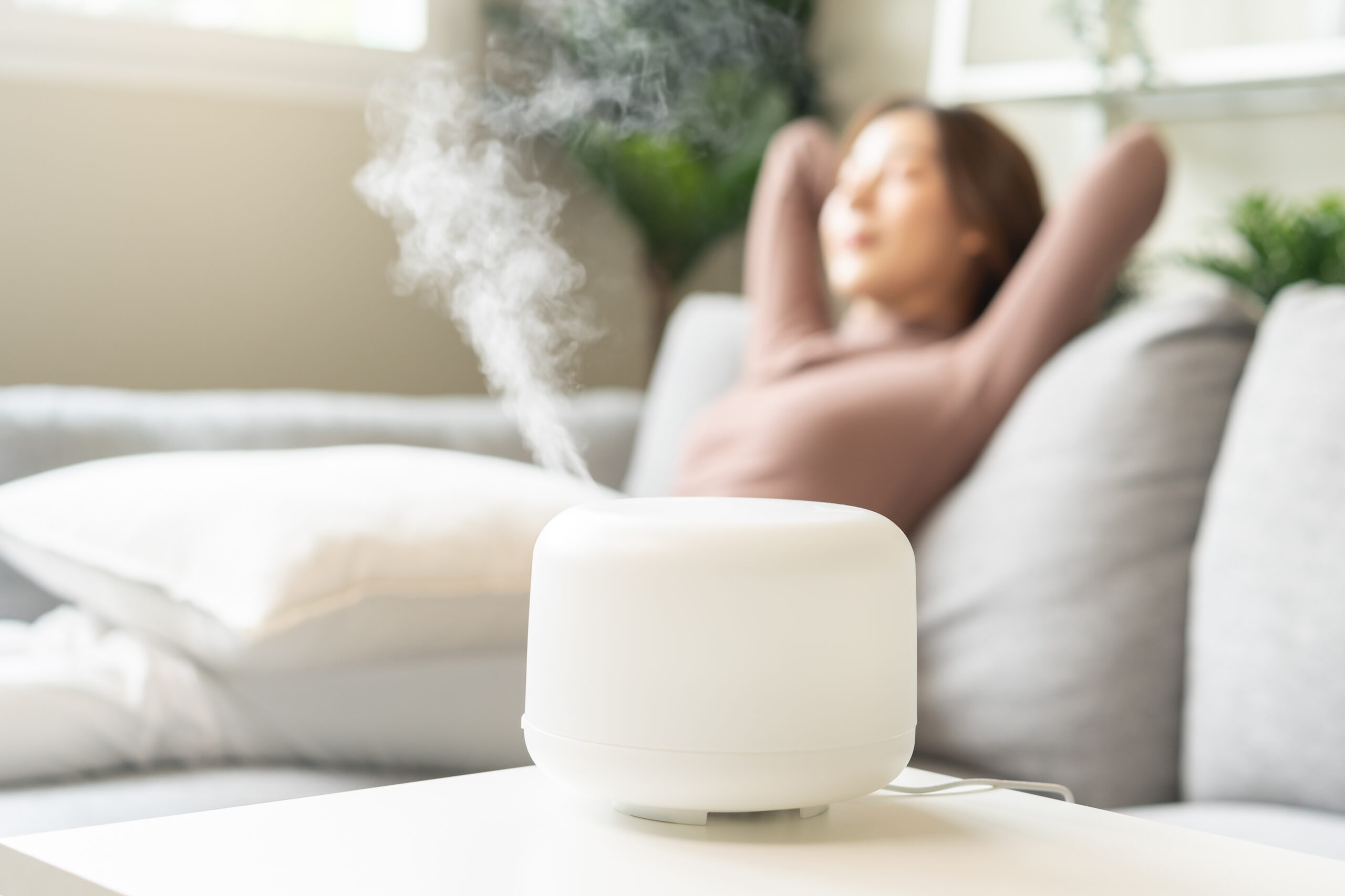 Home humidifier for better eye comfort
