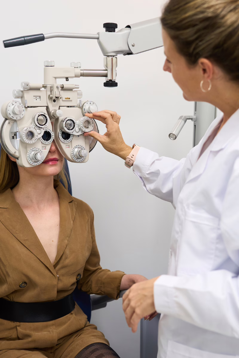 Follow Up Check Up after lasik eye suegery in Saginaw